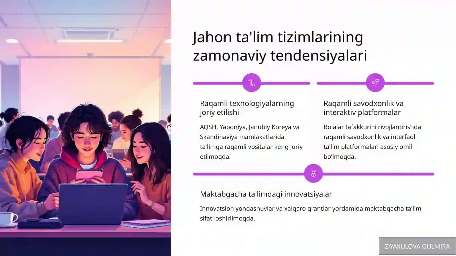 Jahon ta'lim tizimlarining zamonaviy tendensiyalari 2