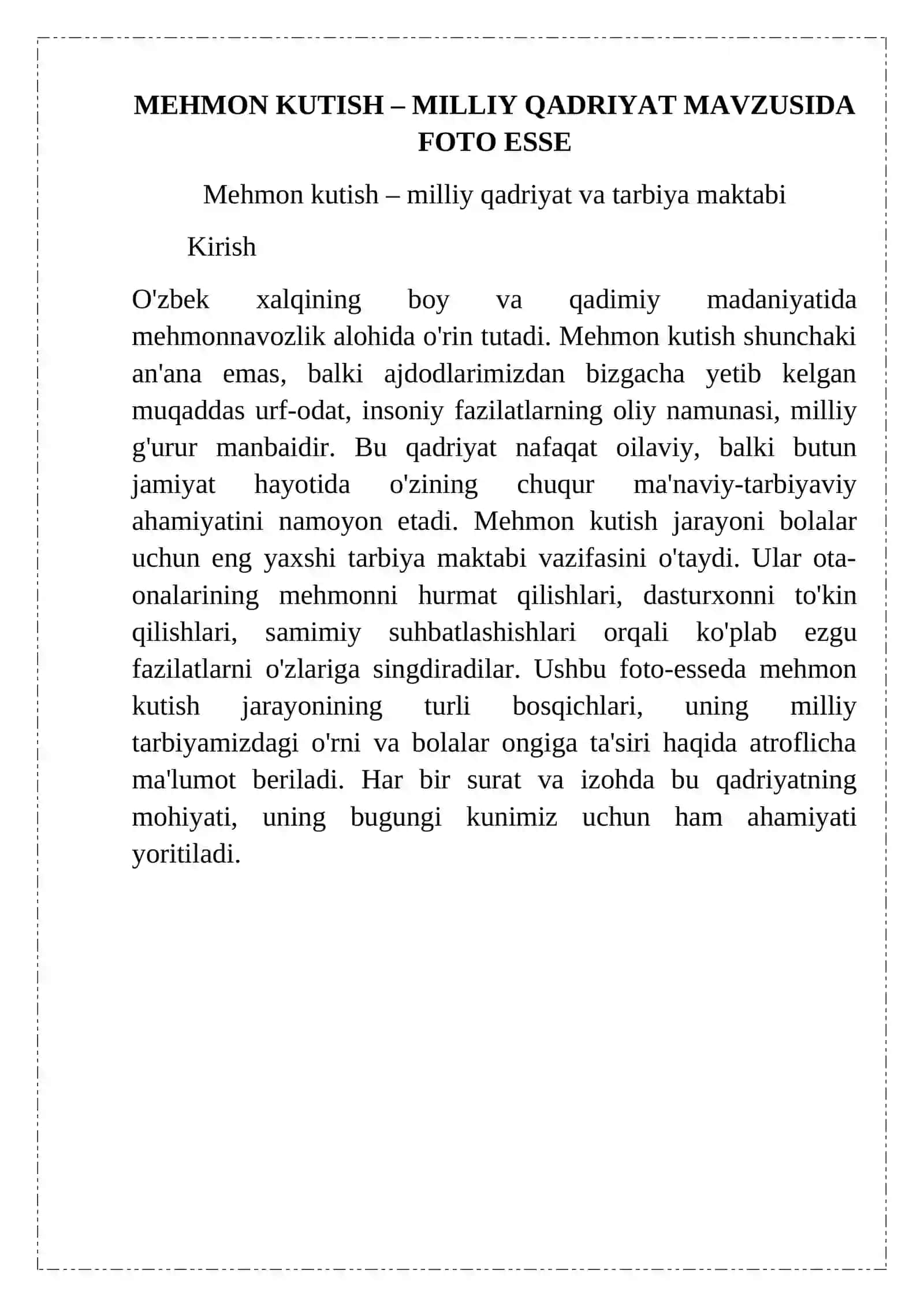 MAKTABGACHA TA’LIMDA ETNOPEDAGOGIKA 2