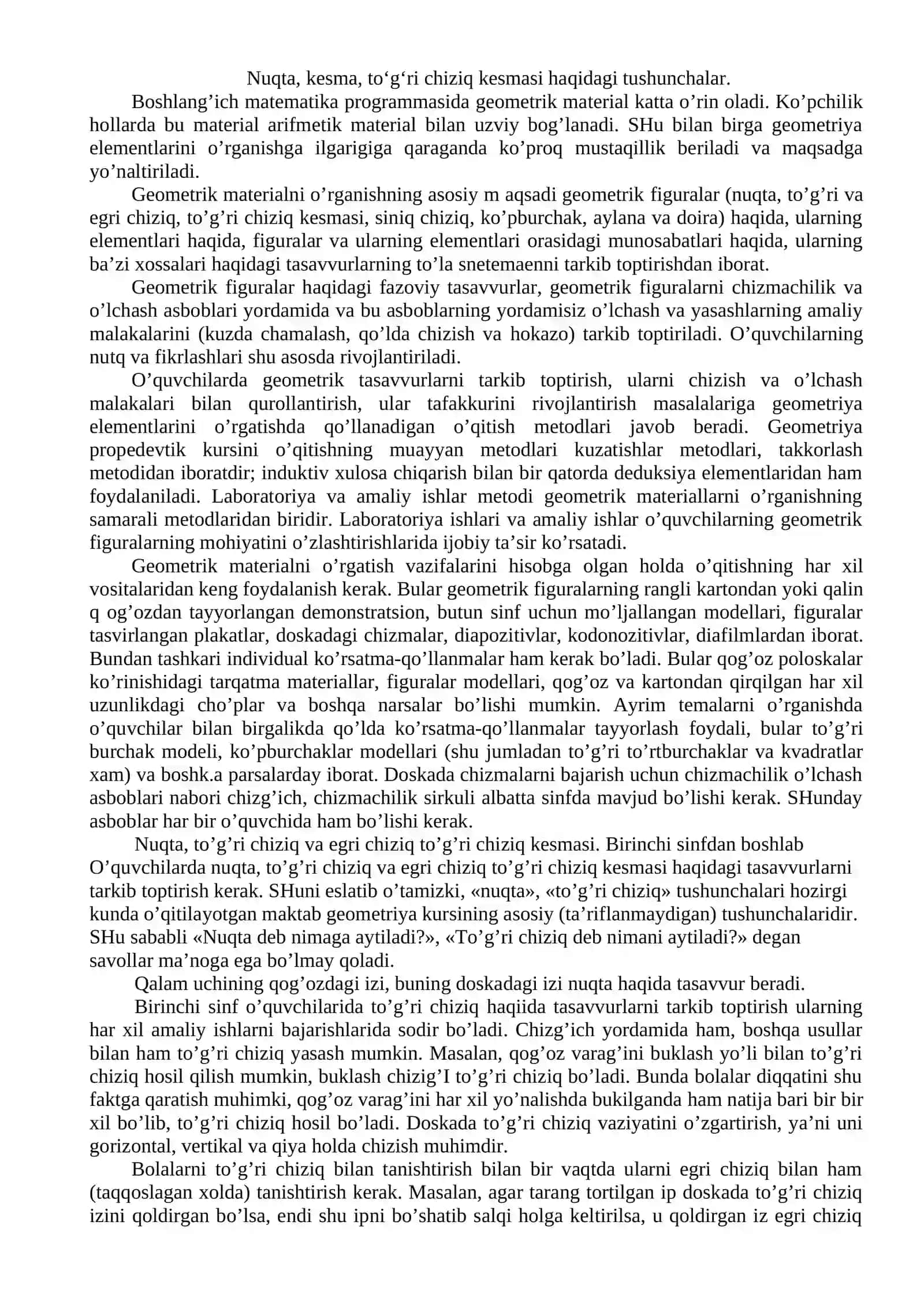 Geometrik Materiallar 2