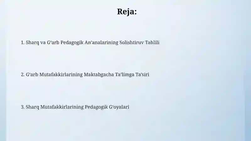 Maktabgacha ta’limning tarixiy rivojlanishi 2