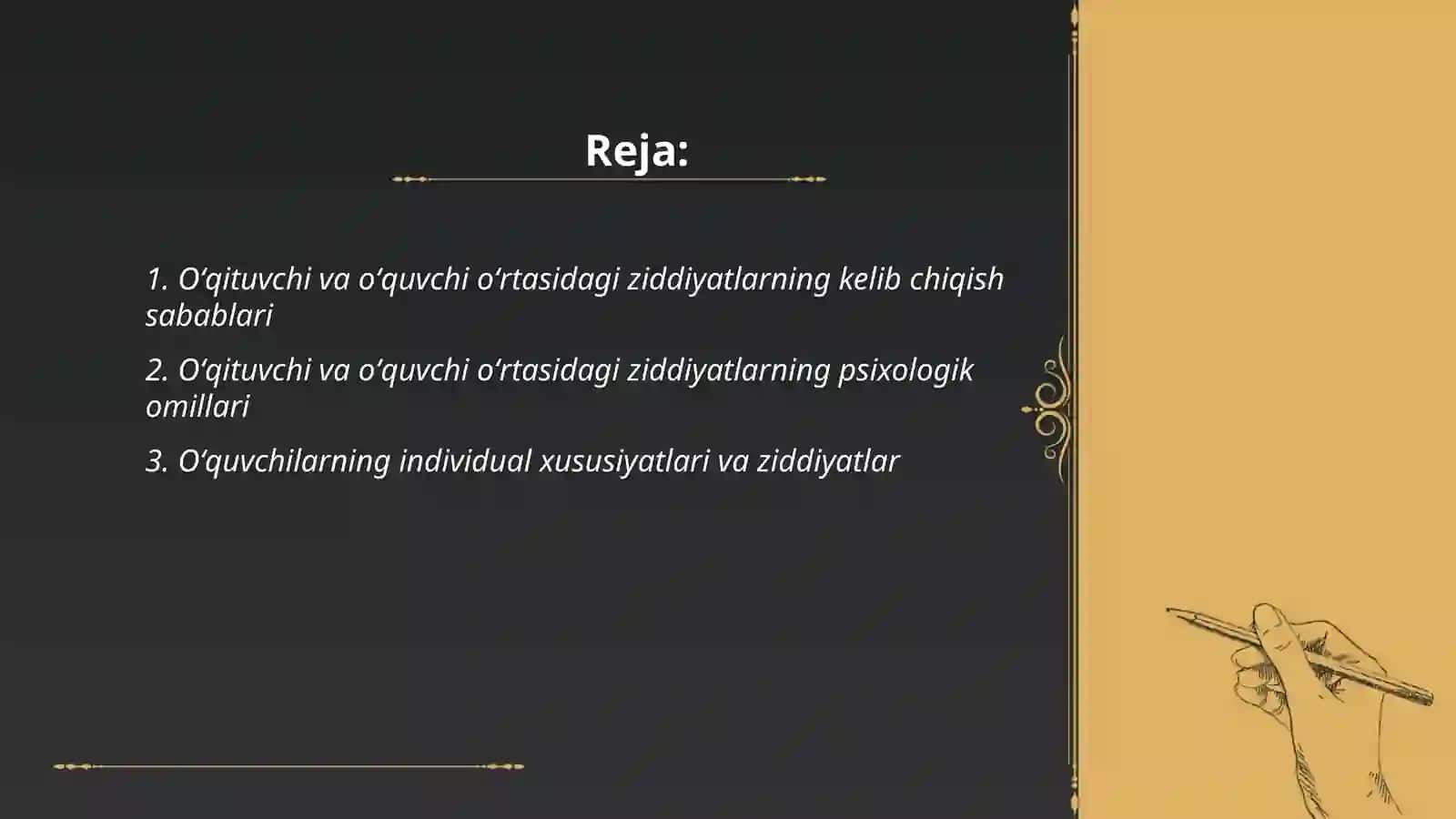Oʻqituvchi va oʻquvchi oʻrtasidagi ziddiyatlarning riskologik tavsifi 2