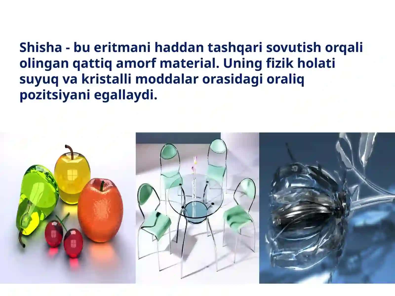 Shisha materiallari va ulardan buyum tayyorlashni o‘qitish 2