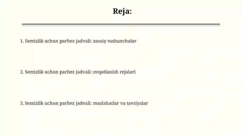 Semizlikda parhez stoli 2