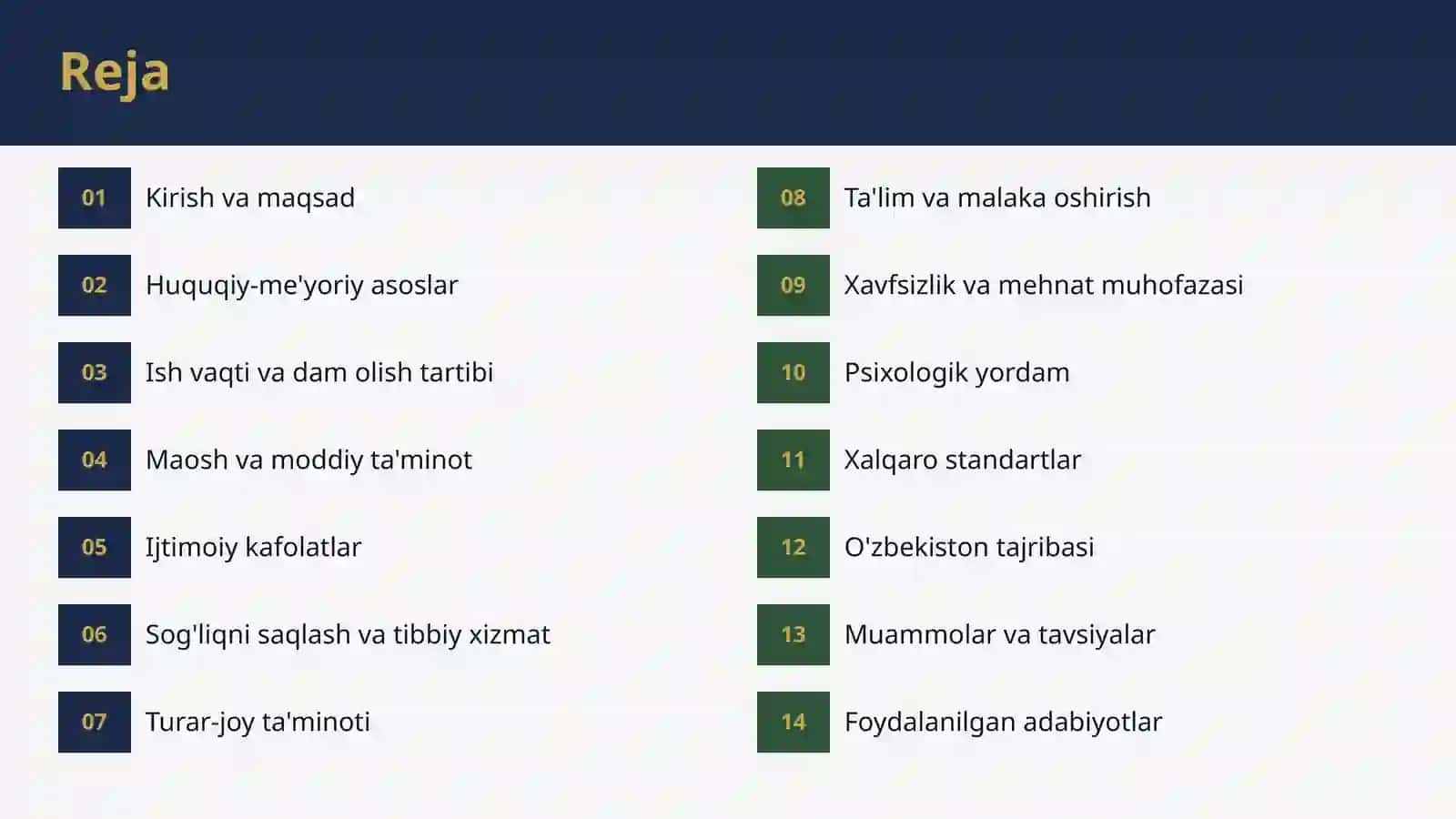 HARBIY XIZMATCHILARNING MEHNAT SHAROITLARI 2