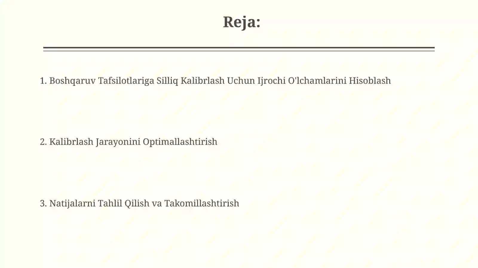Detallarni nazorat qilish uchun silliq kalibrlaning ijrochiòlchamlarinihisoblash 2