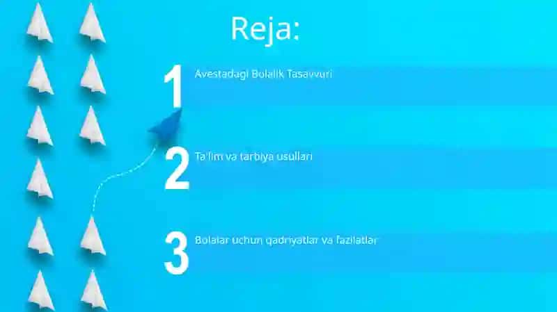 Avestoda bolalar talim tarbiyasiga oid qarashlar 2