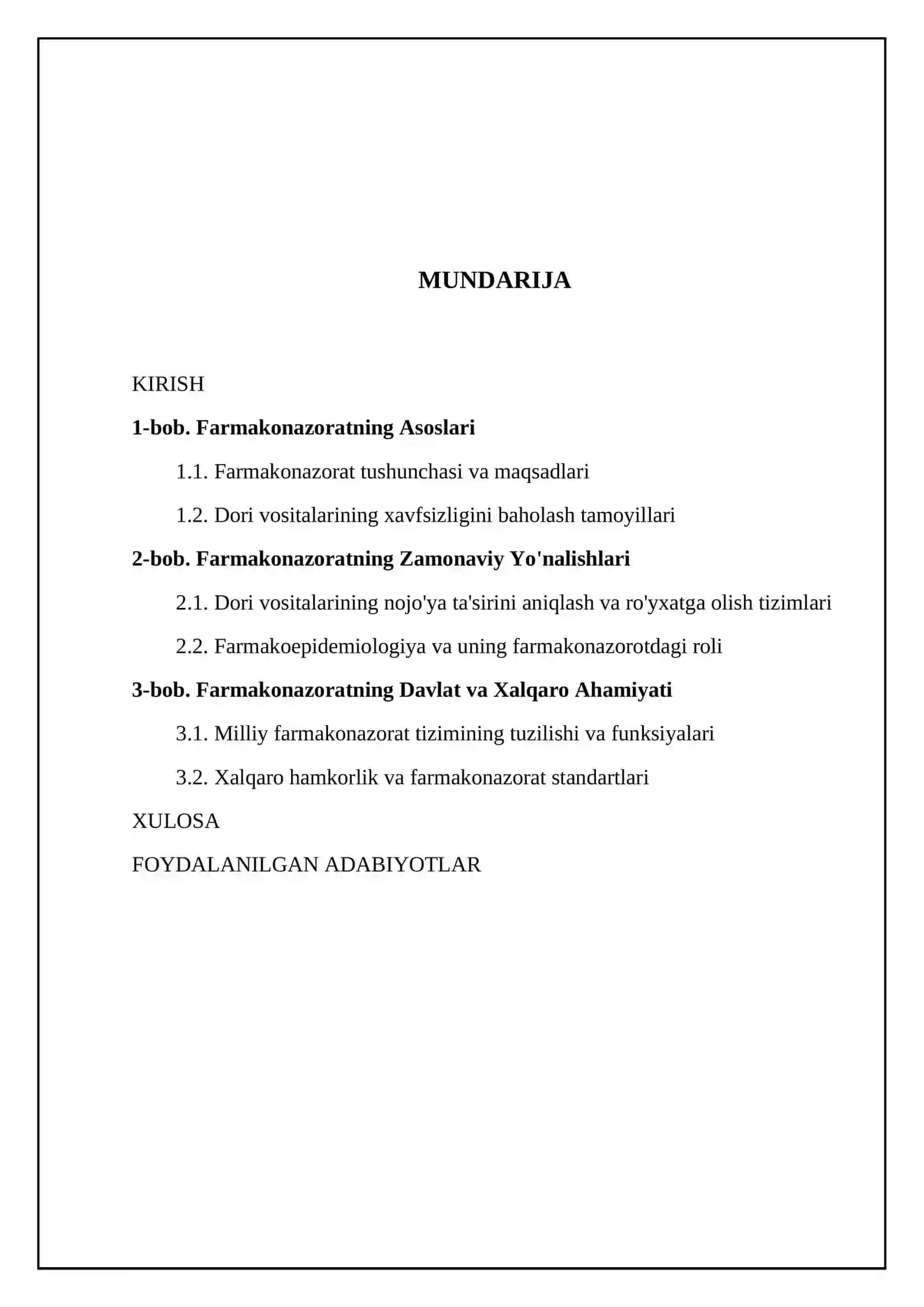 Farmakonazorat va uning ahamiyati 2