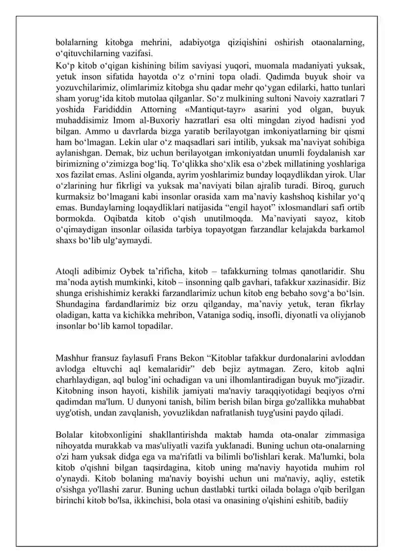 Yoshlarda kitob o‘qish madaniyatining maqsad va vazifalari 2