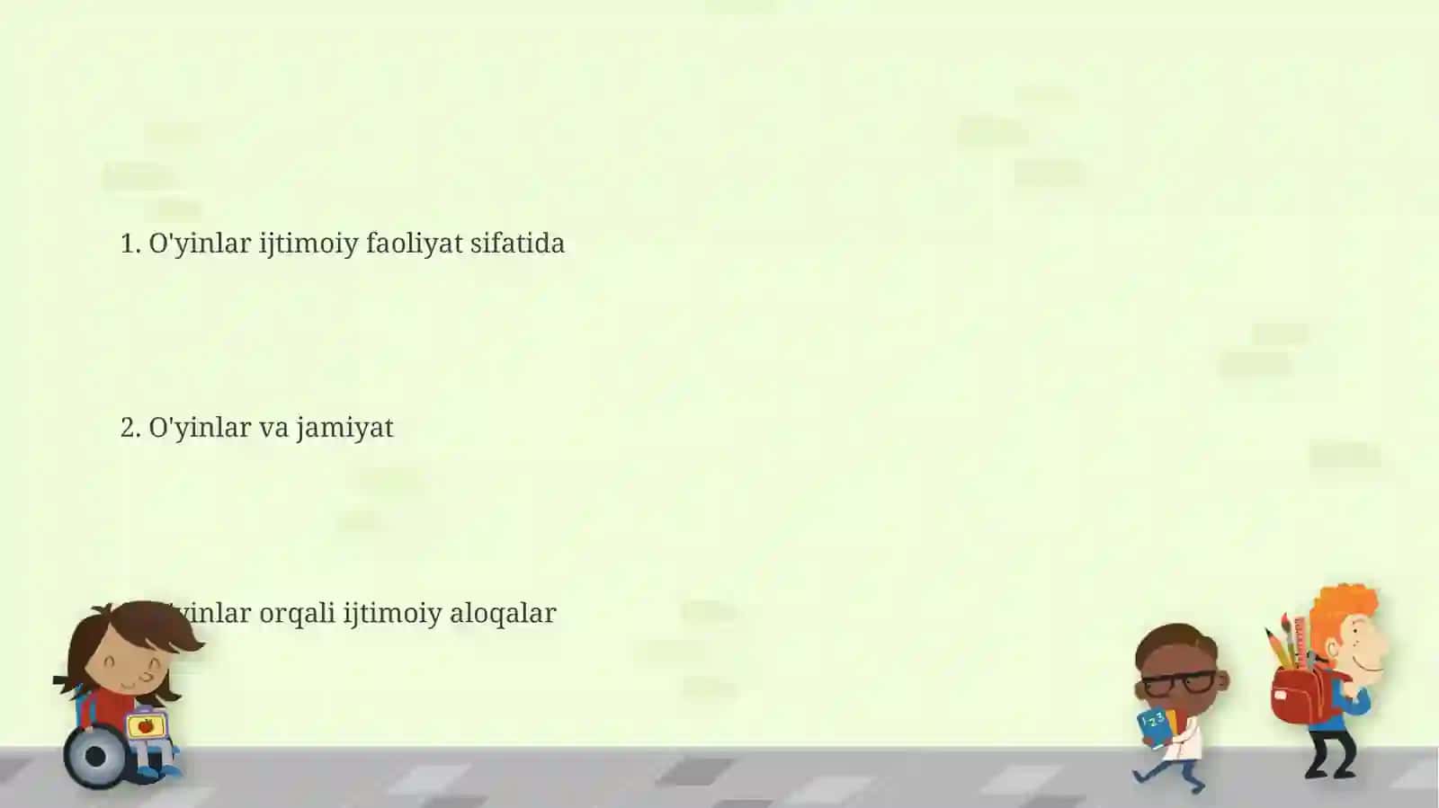 O'yinlar va ijtimoiy aloqalar 2