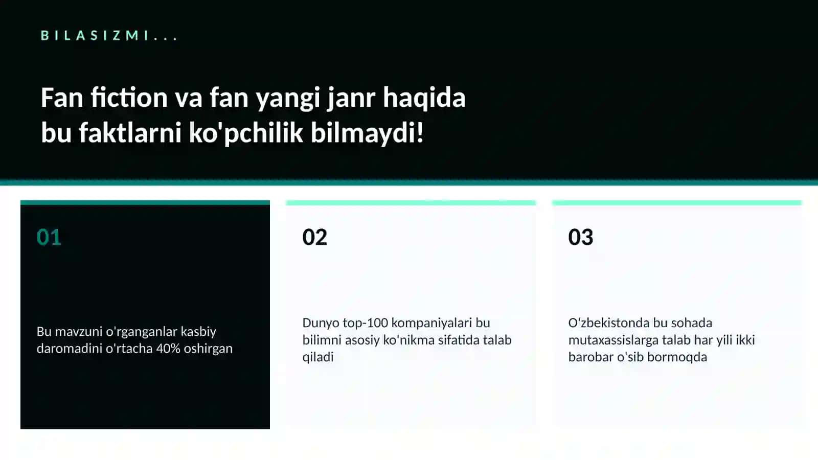 Fan fiction va fan yangi janr 2