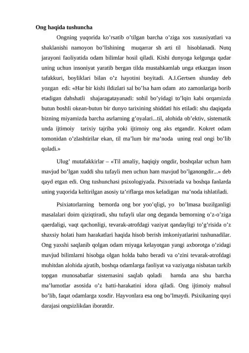 Ong va uning hususiyatlari 2