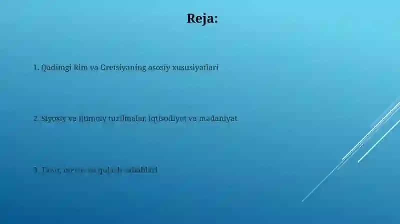 Qadimgi Rim va Gretsiya 2