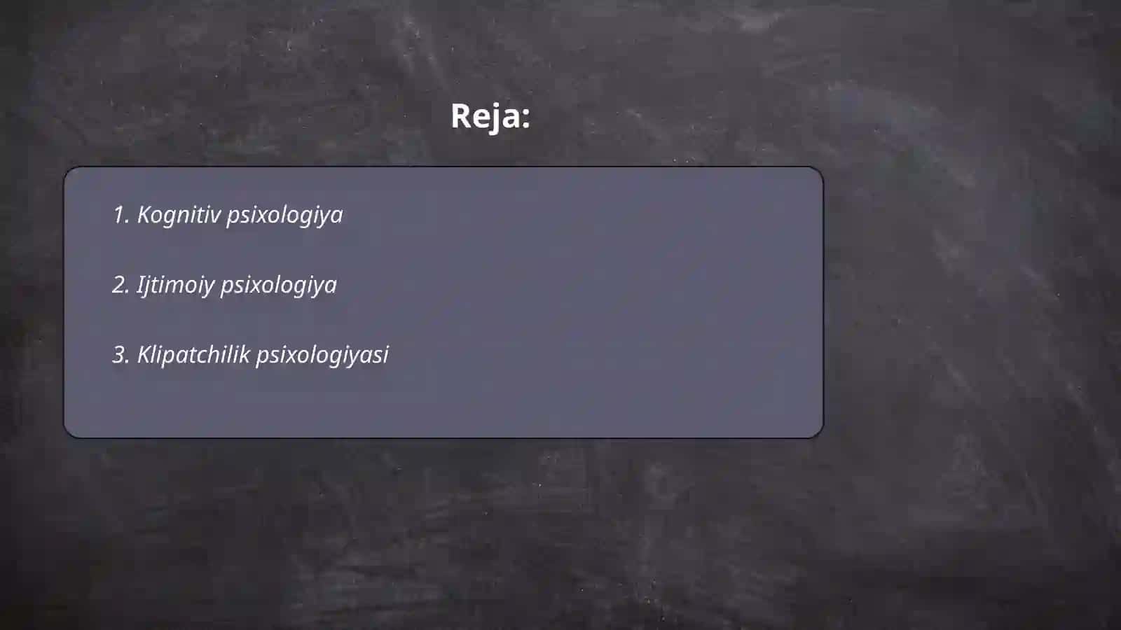 Kognitiv psixologiya 2