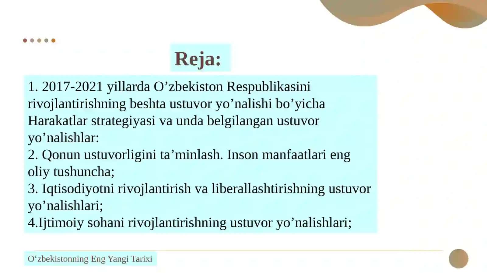 O‘ZBEKISTONNING ENGYANGI TARIXI 2