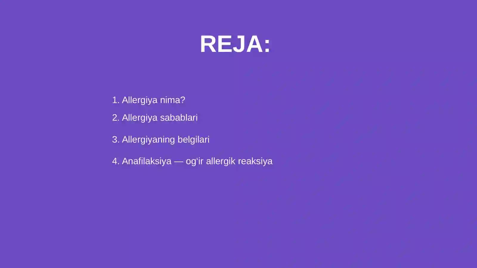 Allergiya va anafilaksiya 2