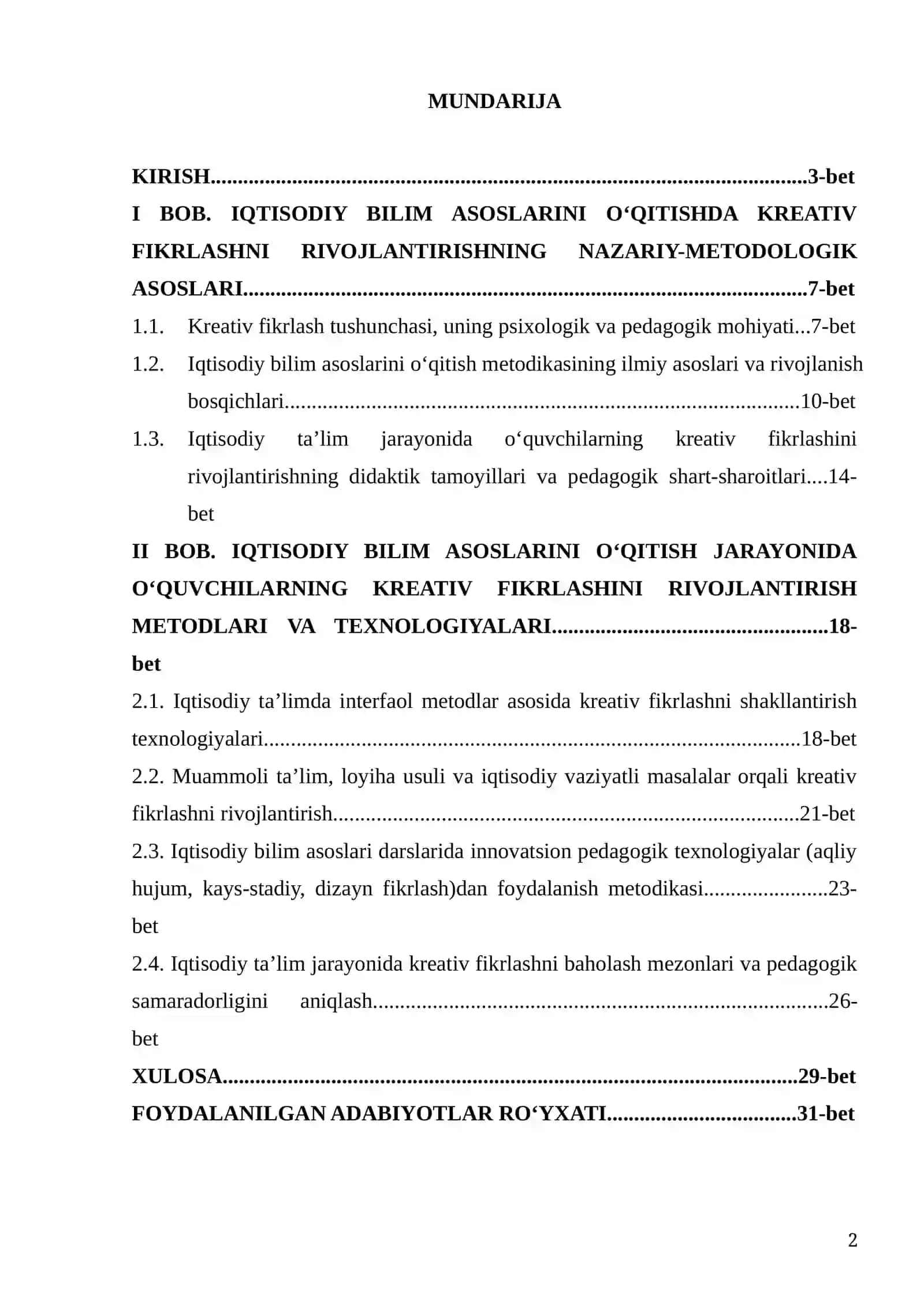 Iqtisodiy bilim asoslarini oʼqitishda oʼquvchilarning kreativ fikrlashini rivojlantirish 2