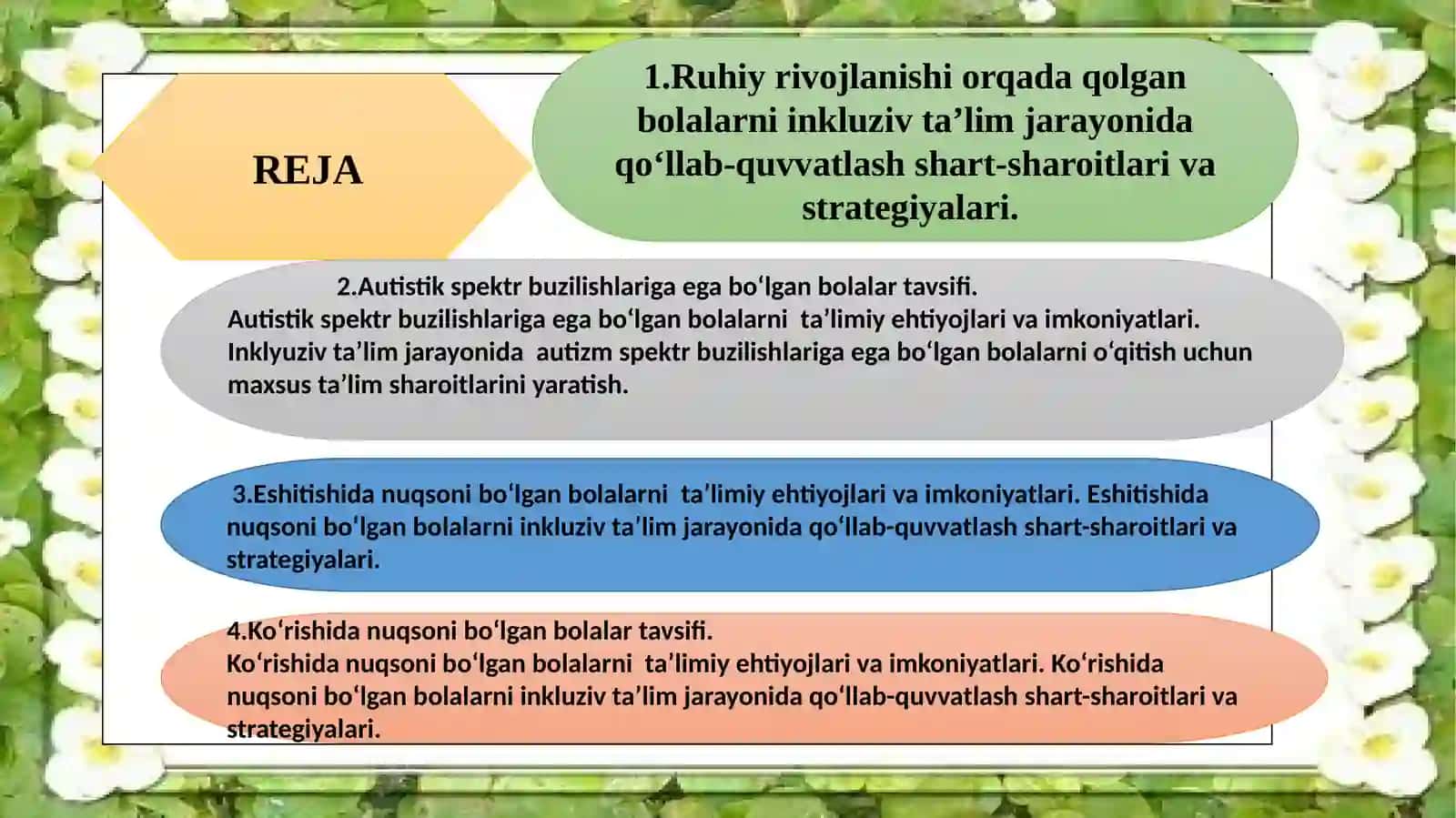 Inklyuziv ta'lim strategiyalari 2