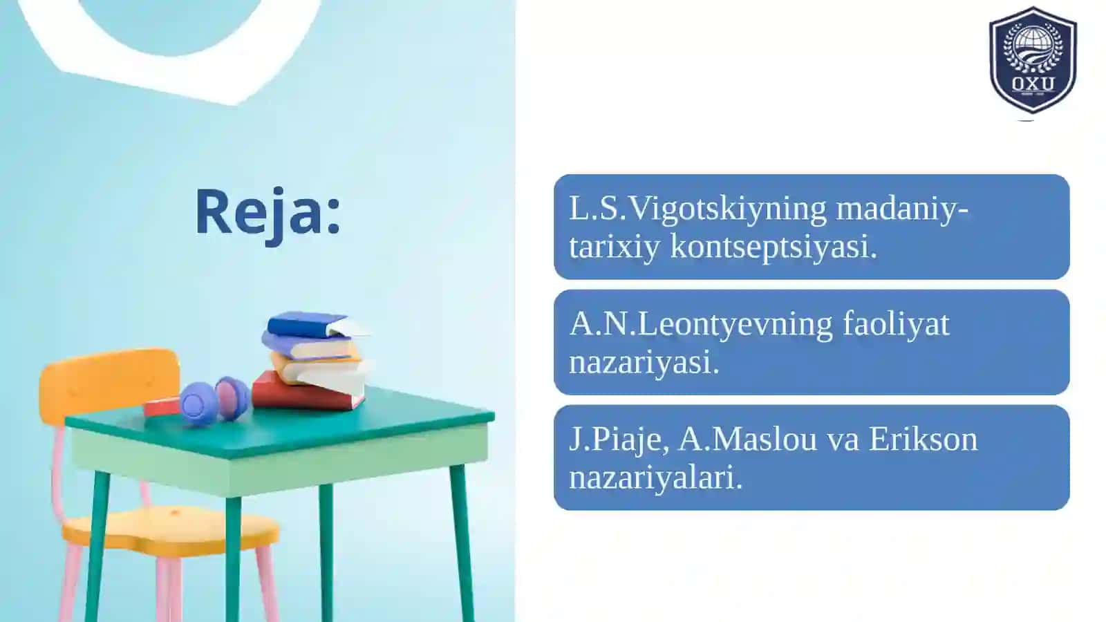 Bolalar psixologiyasi va psixodiagnostikasi muammolarining o’rganilishi 2