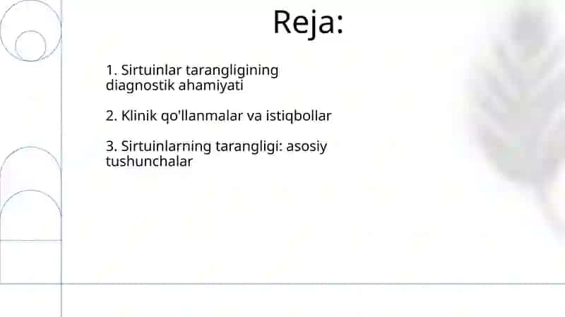 Sirtuinlar Tarangligi va Uni Aniqlashning Tibbiyotdagi Ahamiyati 2