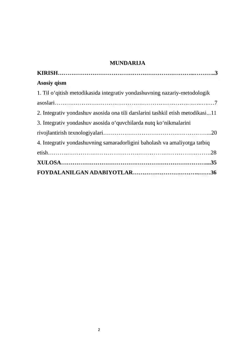Til o‘qitish metodikasida integrativ yondashuv 2