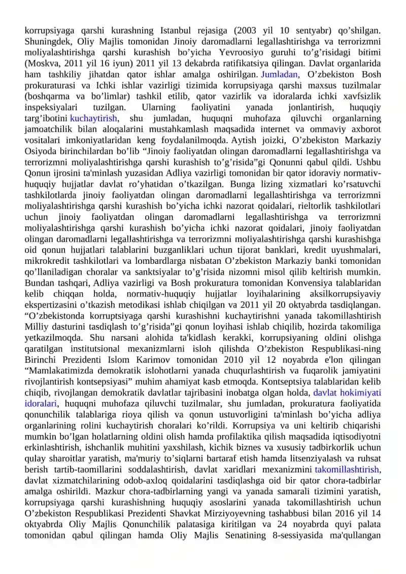 Korrupsiyaga qarshi kurash – fuqarolik jamiyatini rivojlantirishning ustuvor sharti 2