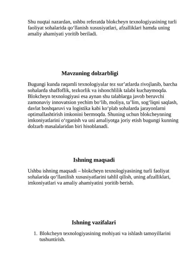 Blokcheyn texnologiyasining kelib chiqishi va umumiy tushunchasi 2