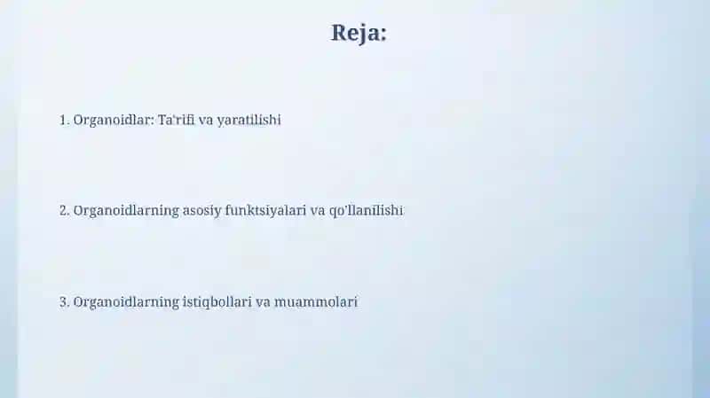 Organoidlar va ularning vazifalari 2