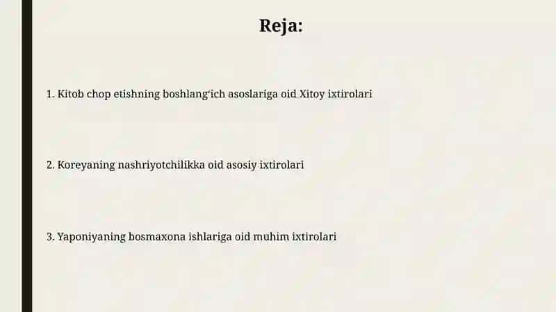 Xitoy,Koreya, Yaponiyadagi ixtirolar ( noshirlik asoslari faniga oid) 2