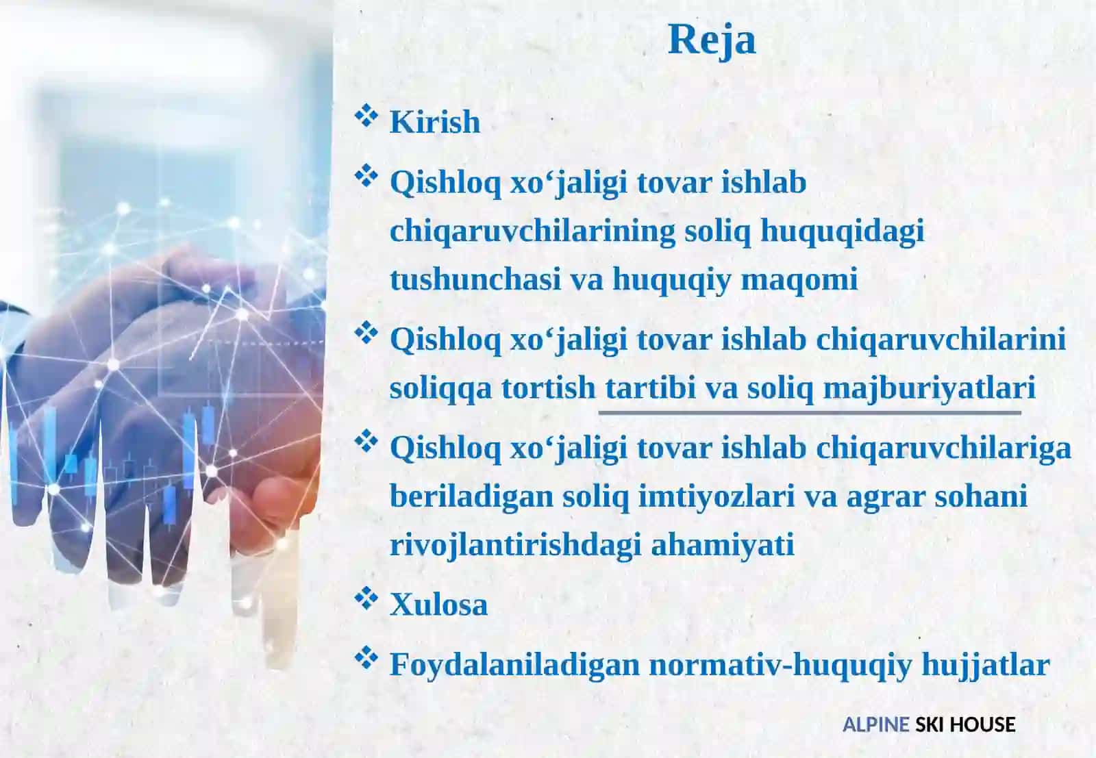 Soliq huquqining predmeti, usuli va tizimi chiqaruvchilari 2