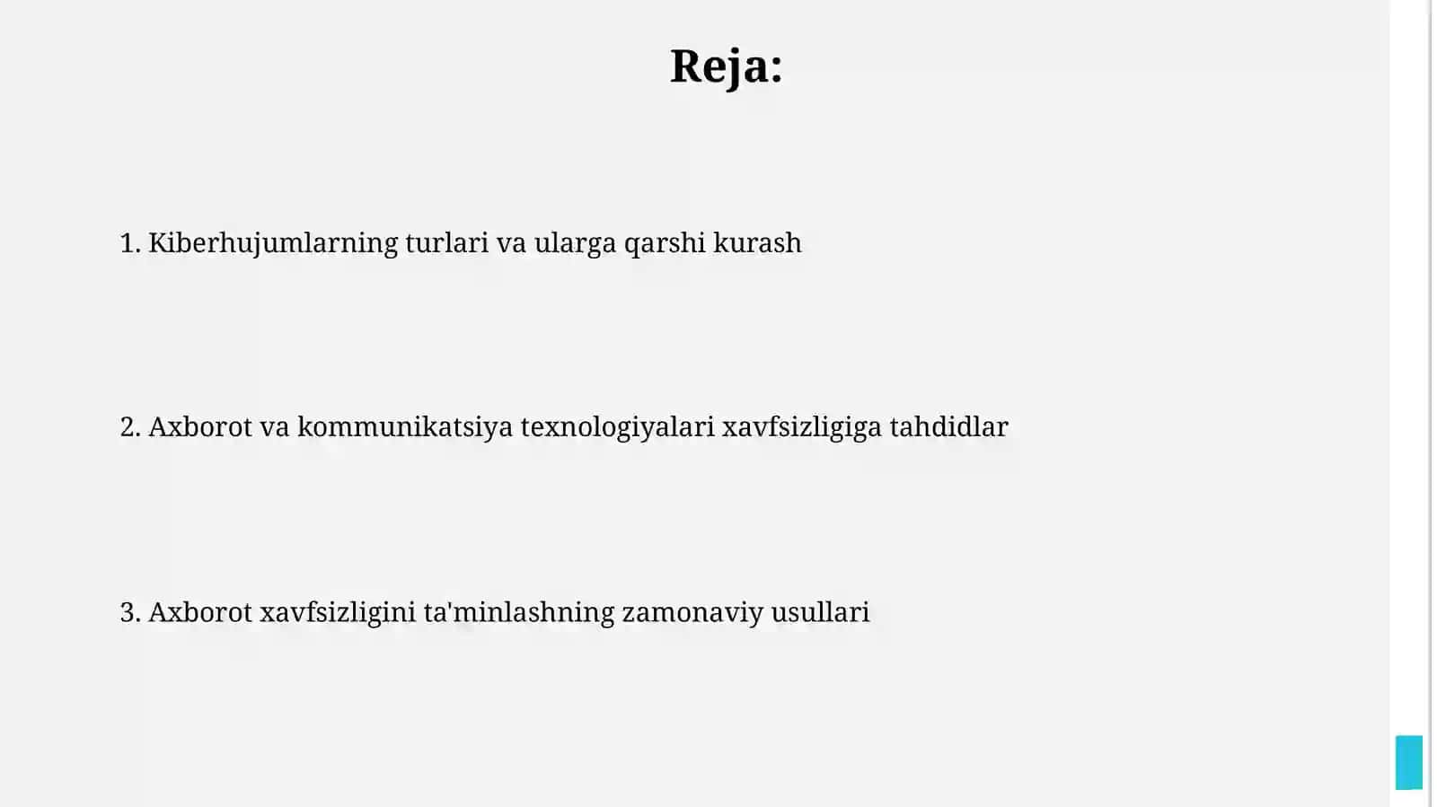 Axborat kommunikatsiya texnologiyalari xavfsizligigaboladigantahdidlar 2