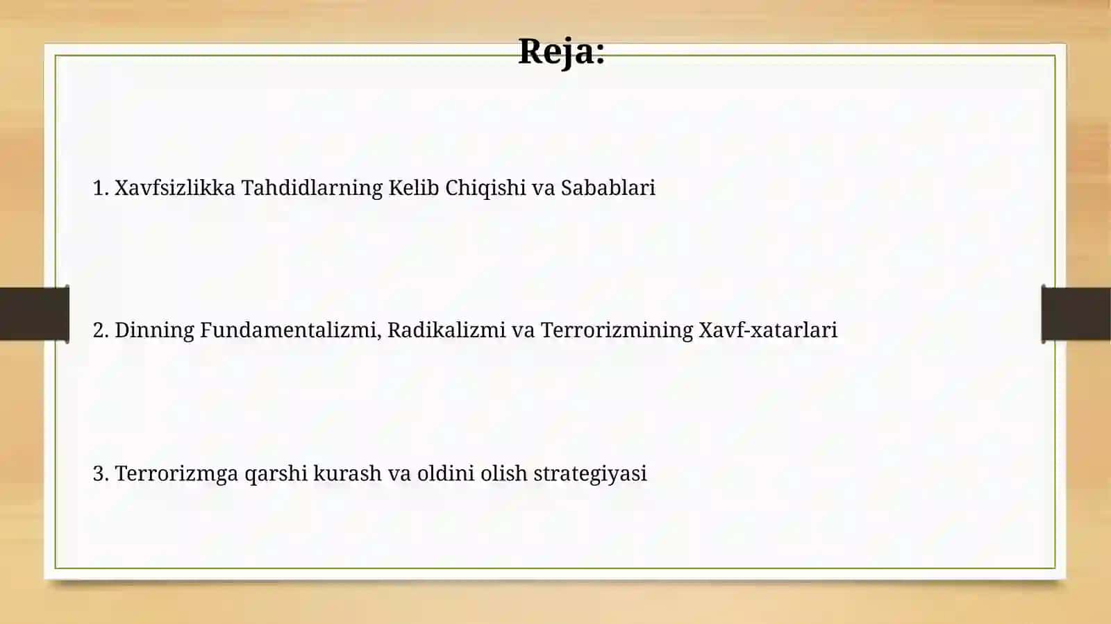 Dinning fundamentalizm tushunchasi 2