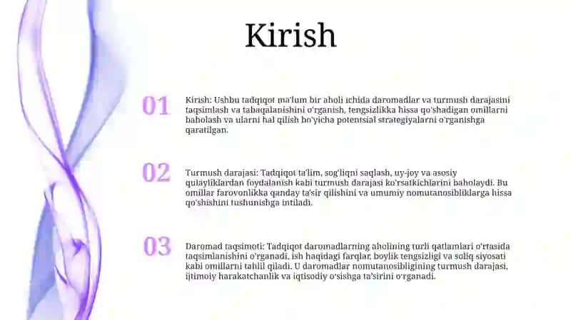 Aholı Turmush Darajası Va Daromadlarnıng Tabaqalanıshı 2