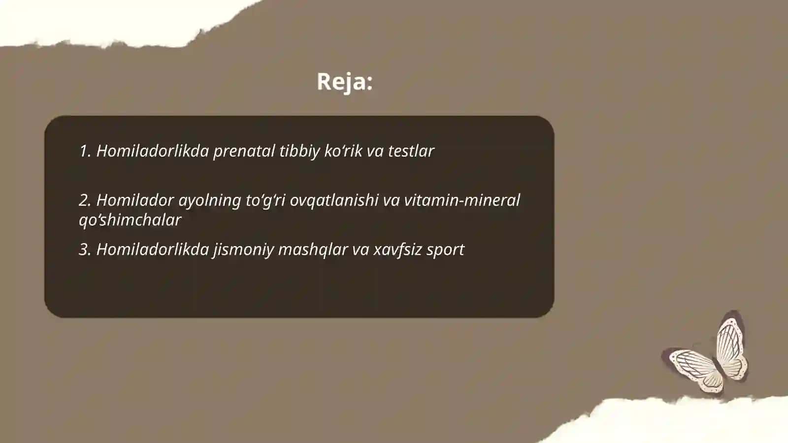 Homilador ayol va chaqaloq parvarishi 2