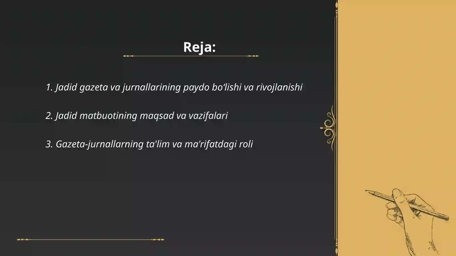 Jadid adabiyotida gazeta jurnallar faoliyati 2