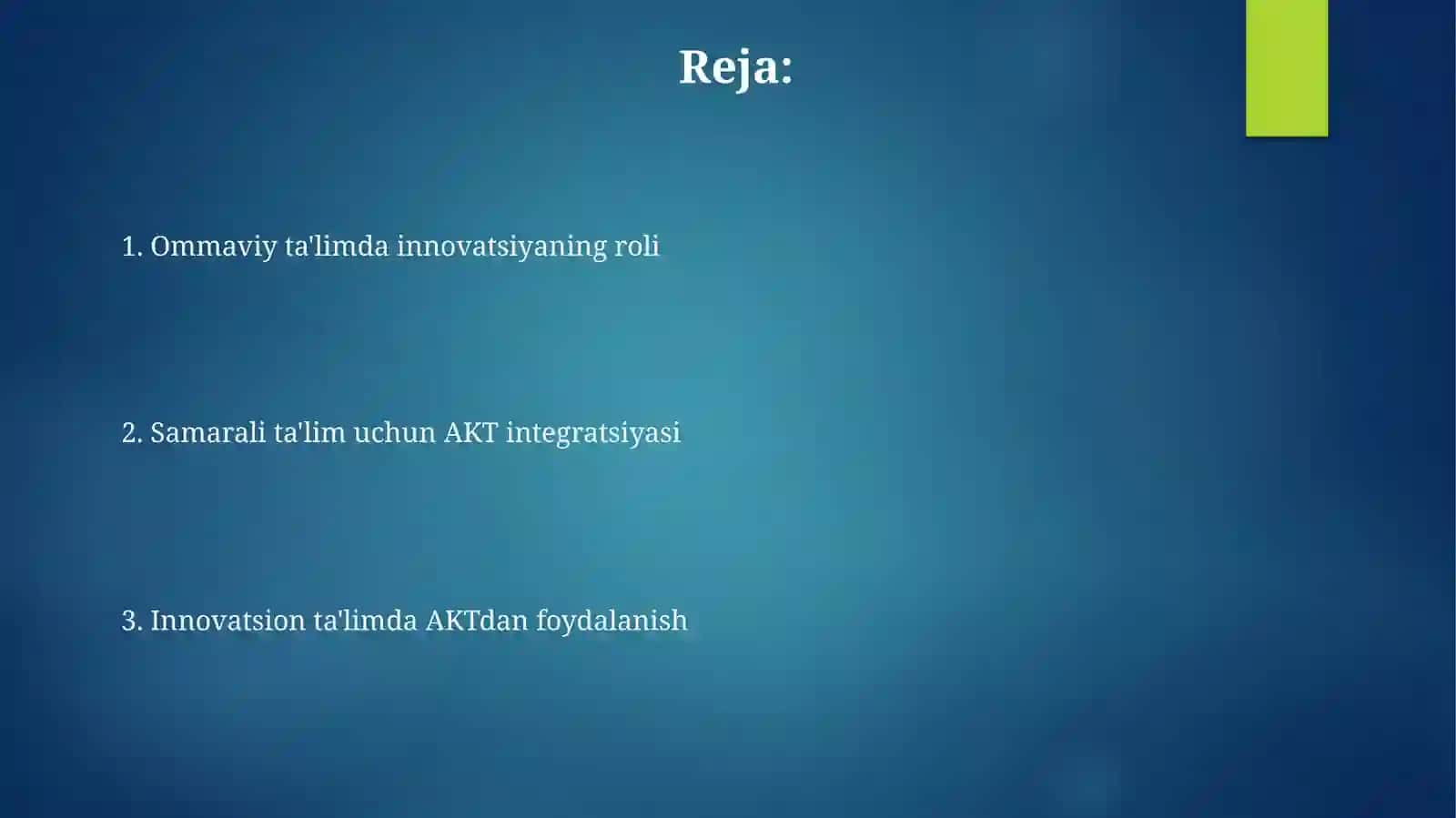 Masofaviy talimda inovatsiyaning roli 2