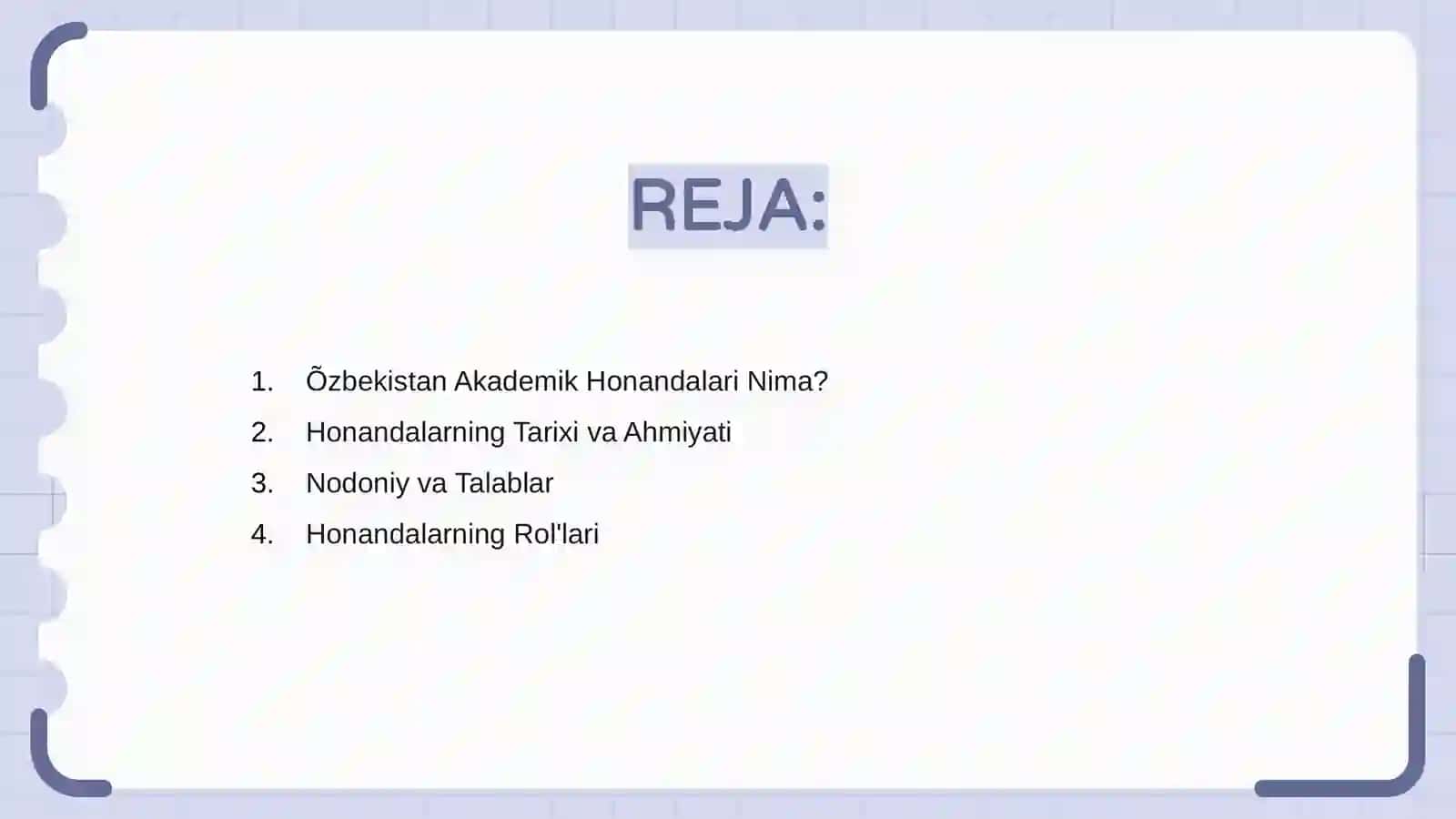 Õzbekiston Akademik honandalari 2