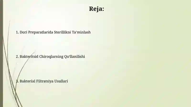 Bakterial Filtr yordamida filtrlash 2