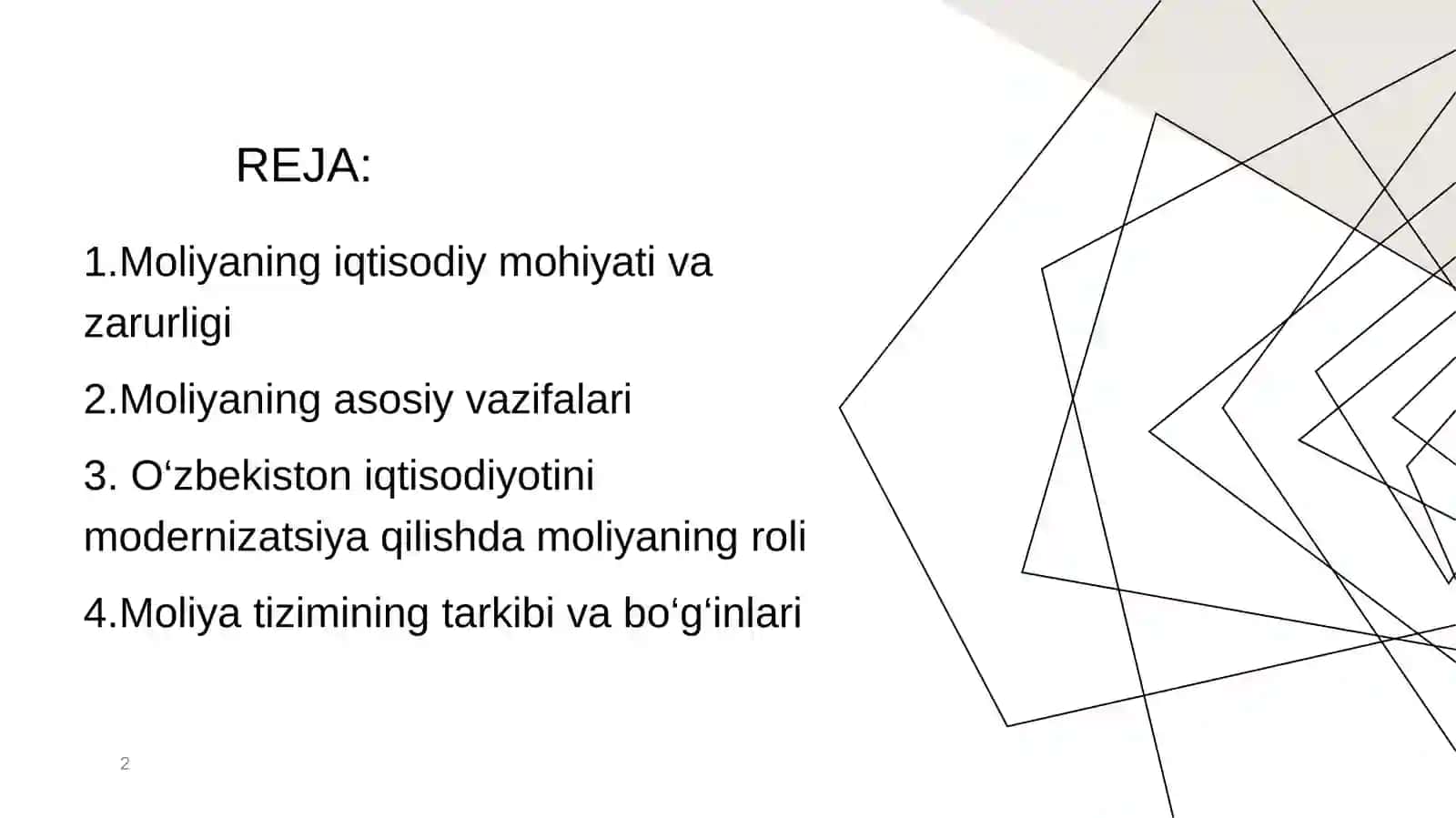Moliyaning mohiyati va vazifalari 2