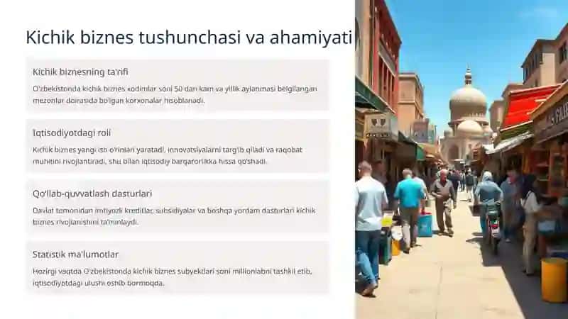Kichik biznesni tashkil etishning huquqiy asoslari va ro‘yxatga olish jarayoni 2