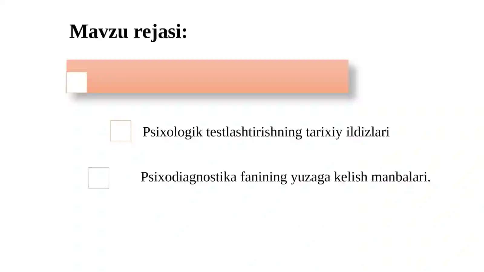 Psixodiagnostika fanining shakllanishi tarixi 2