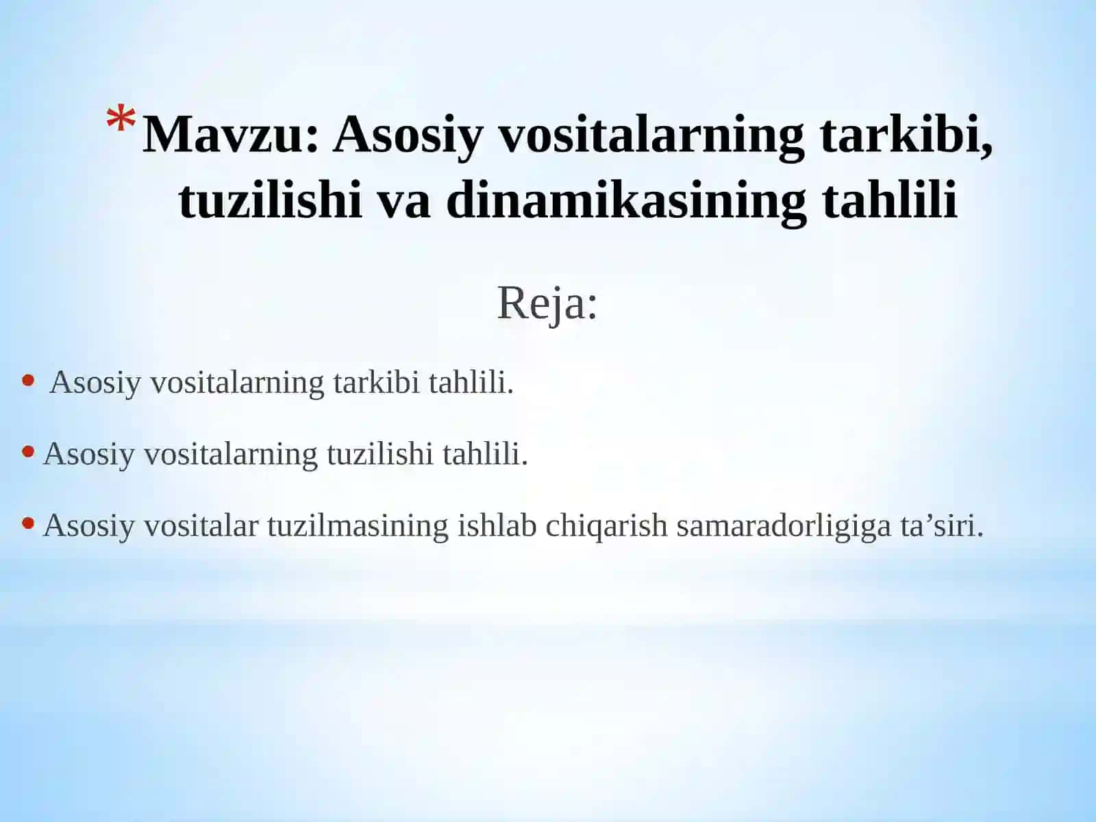 Moliyaviy hisobot tahlili 2