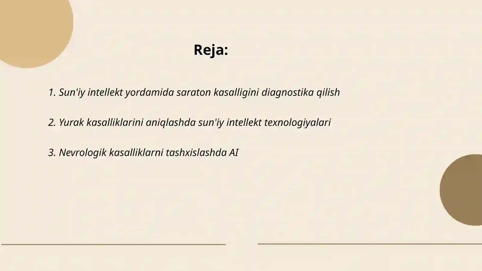 Sunʼiy intellekt yordamida tibbiyotda turli xil kasalliklarni diagnostika qilish 2