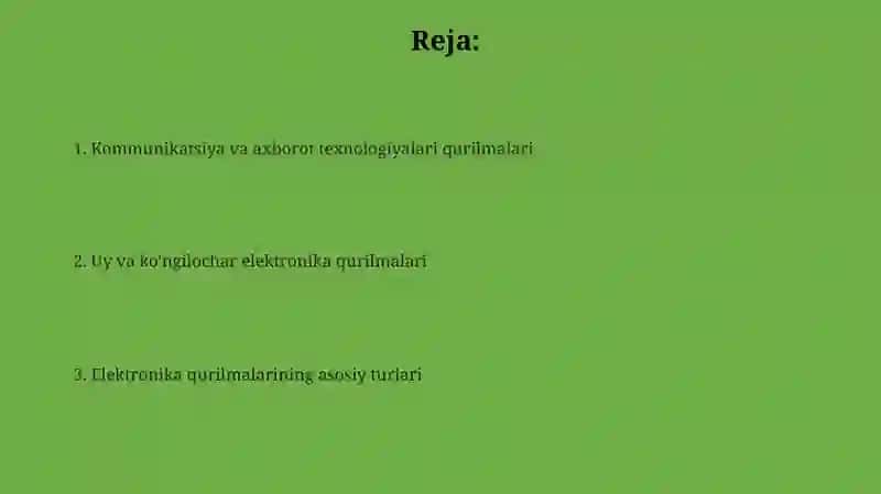 Ovoz chiqarish moslamalari 2
