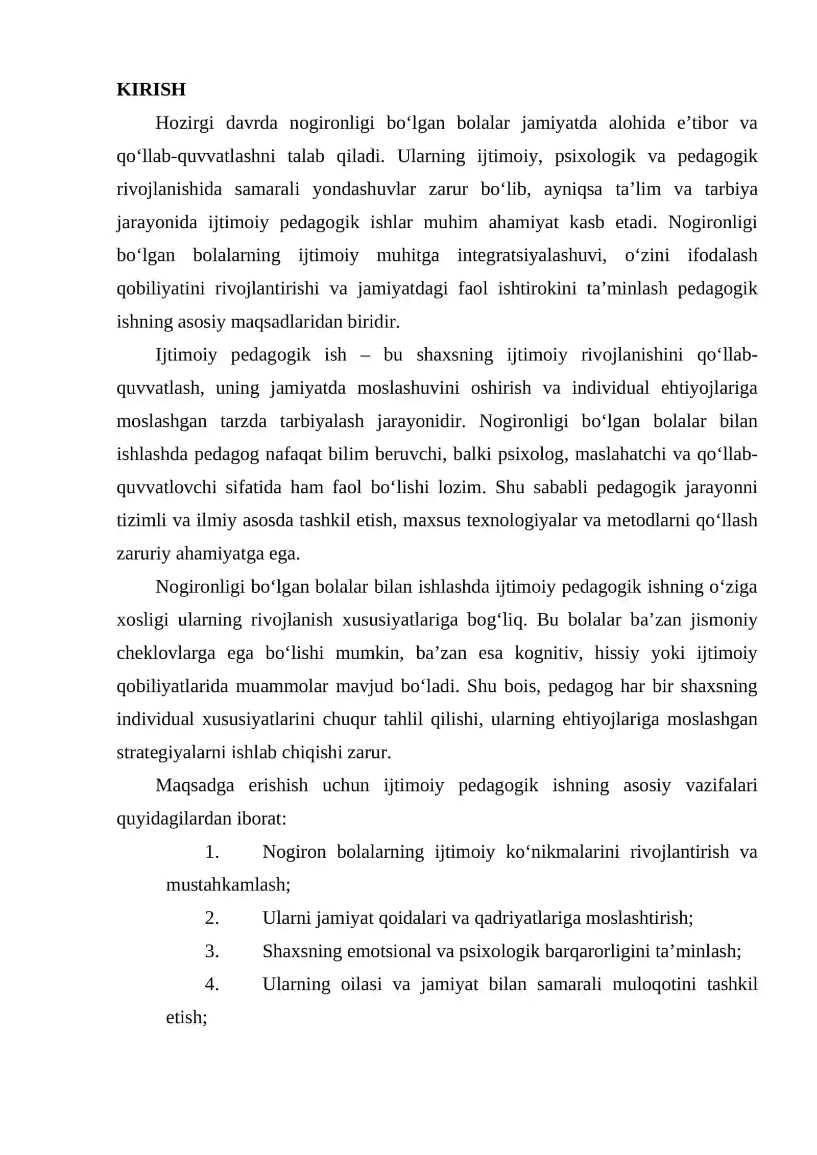 Nogironligi bo'lgan bolalar bilan ijtimoiy pedagogik ishlar 2