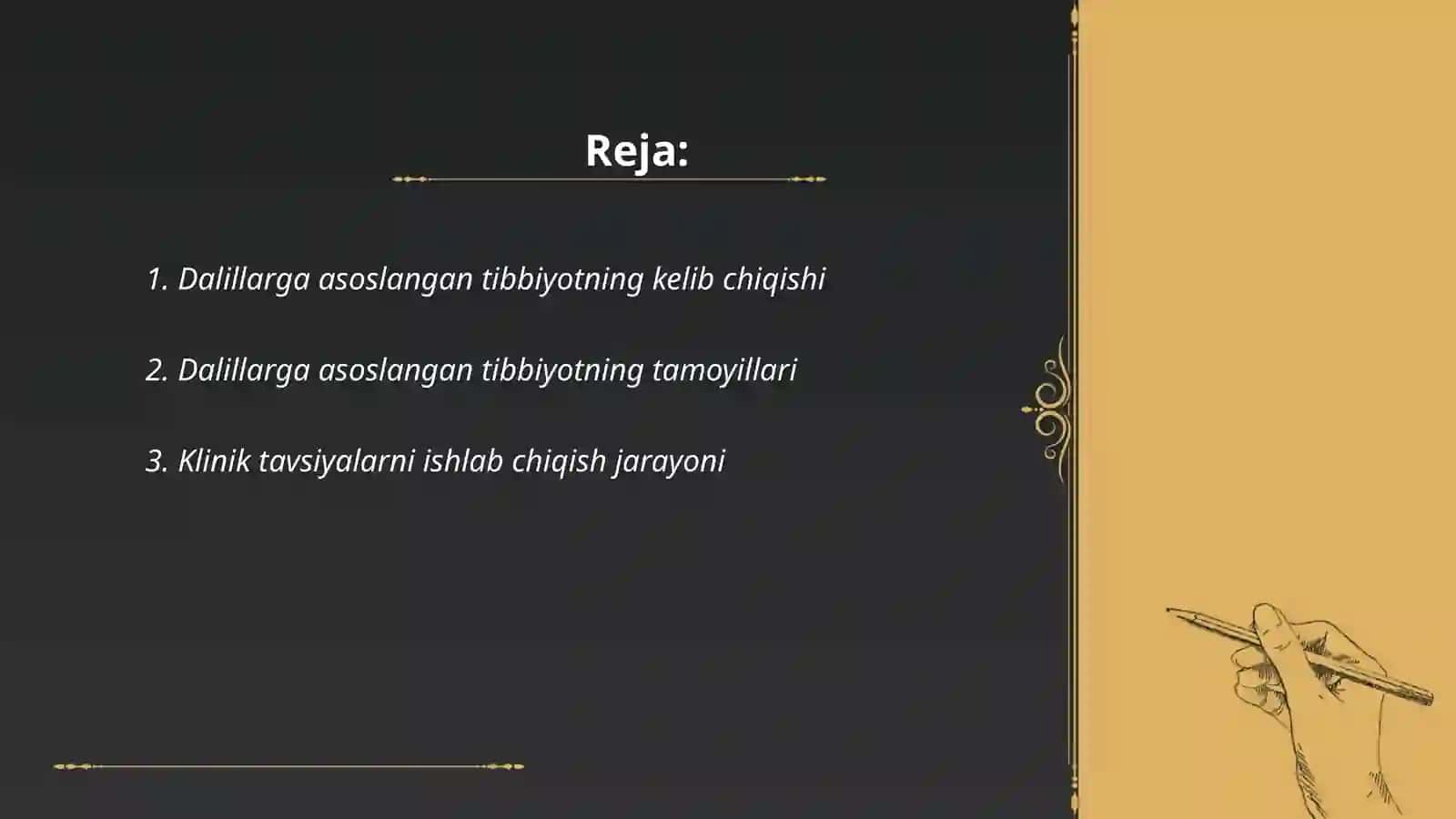 Dalillarga asoslangan tibbiyot 2