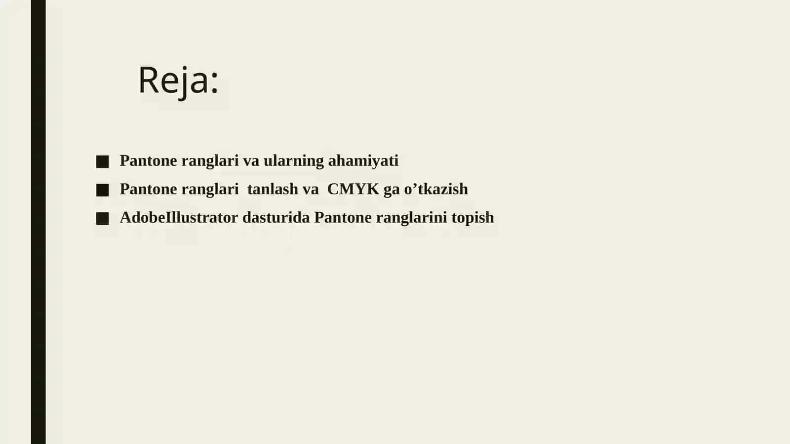 Adobe Illustrator dasturida Pantone ranglarini CMYK-ga aylantirish bosqichlari 2