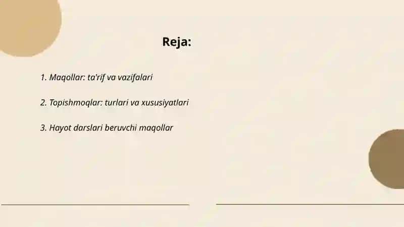 Xalq maqollari va topishmoqlar 2