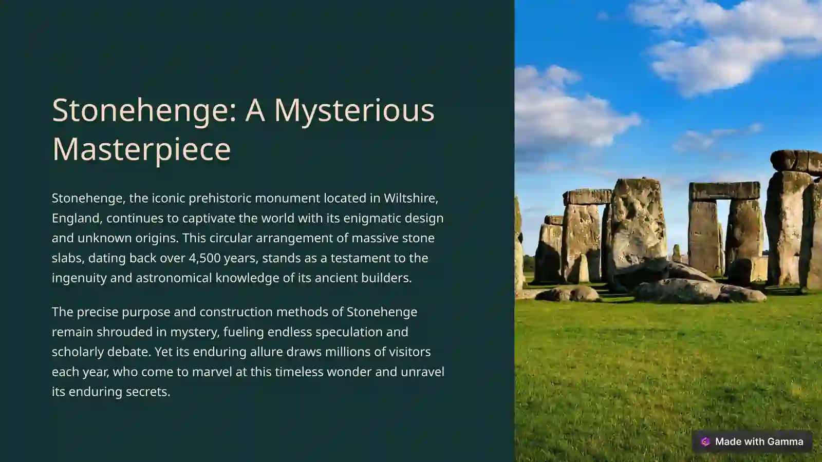 Introduction to Bronze Age Monuments 2