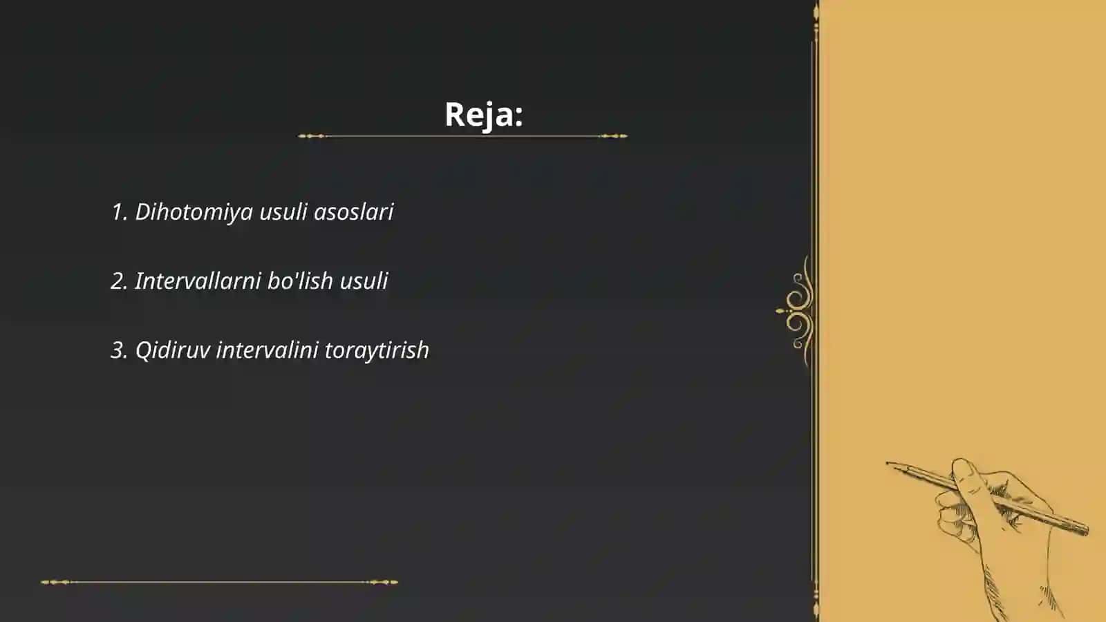 Haydarjonov Ayyubxon Avtomatlashtirish jarayonlarini rejalashtirish va tashkil etish fanidan 2