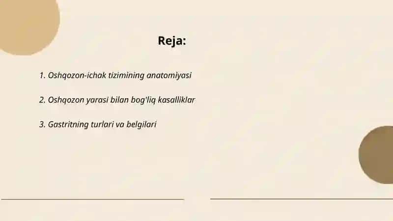Oshqozon ichak tizimi kasaliklari 2